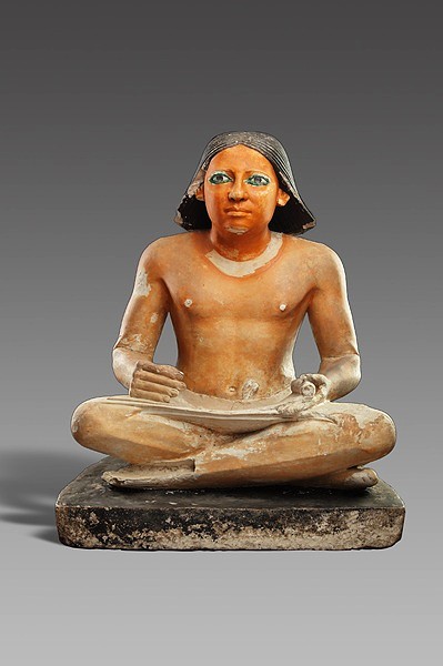 Scribe statue